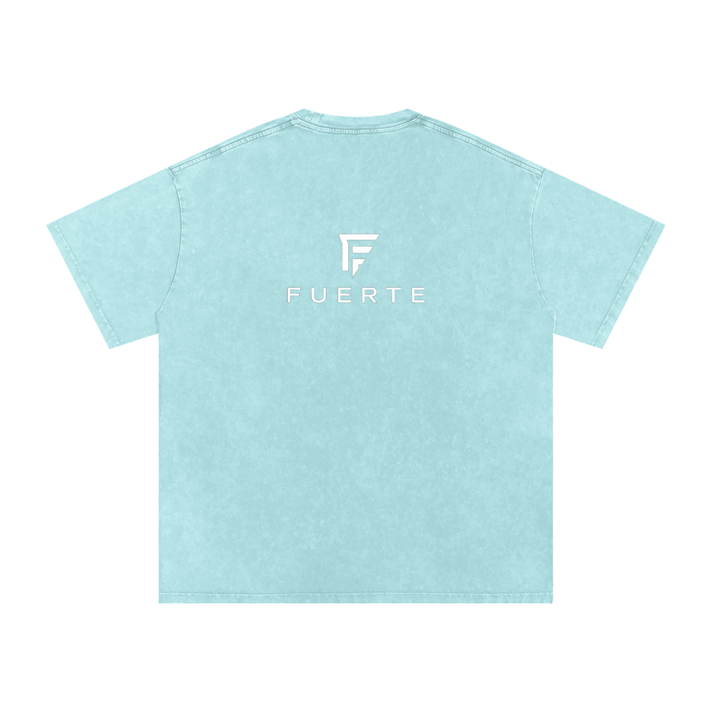 Washed OversizSnow ed Cotton T-Shirt