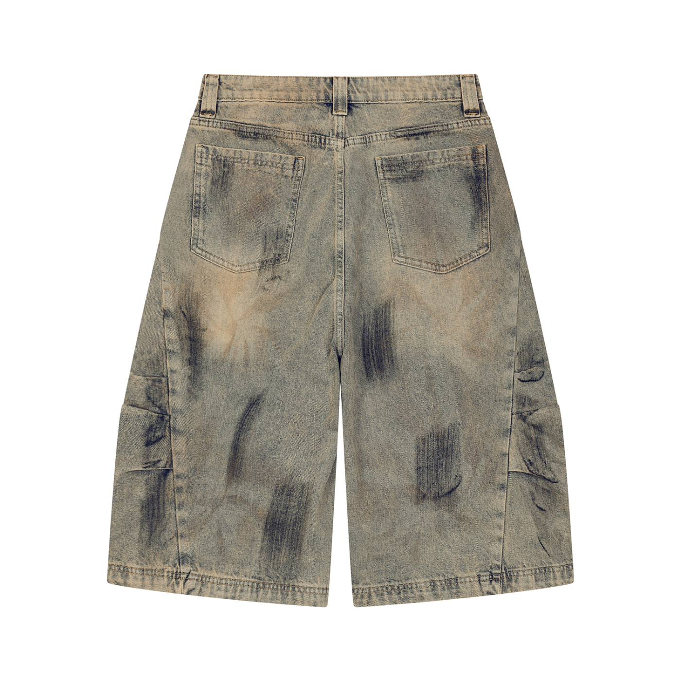 Men's Vintage Wash Denim Shorts