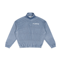 Unisex Plaid Quarter-Zip Sweatshirt