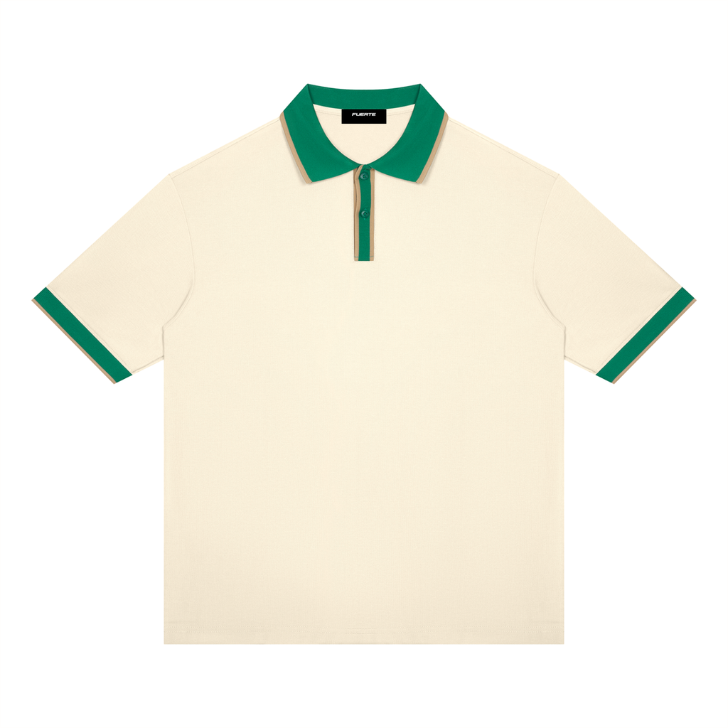 Unisex Color Block Polo Shirt