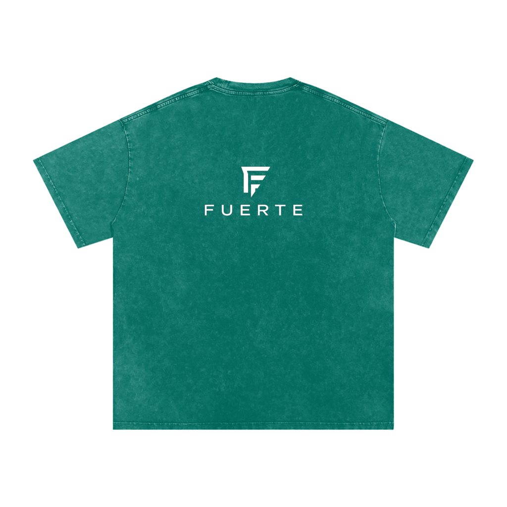 Washed OversizSnow ed Cotton T-Shirt
