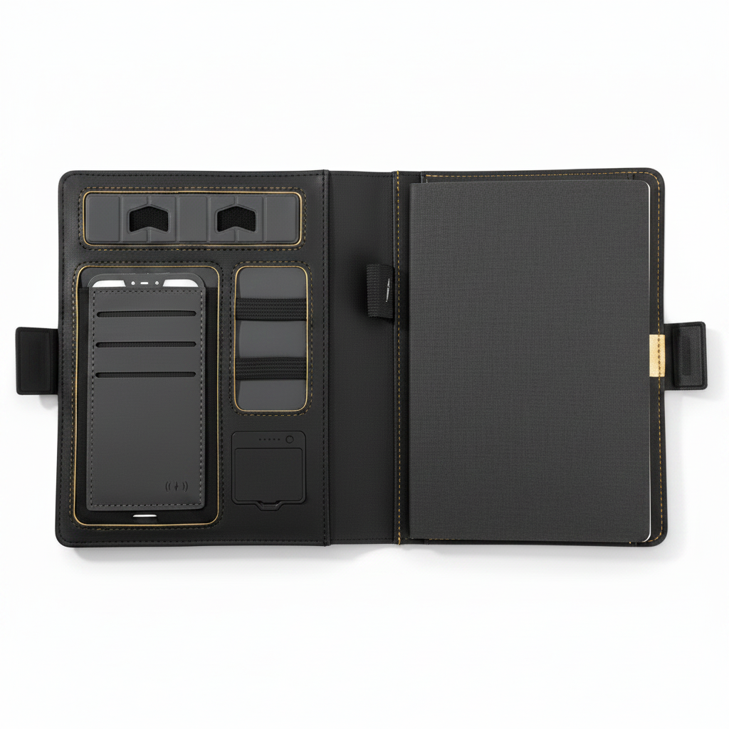 FUERTE Wireless Charging Business Notebook – A5