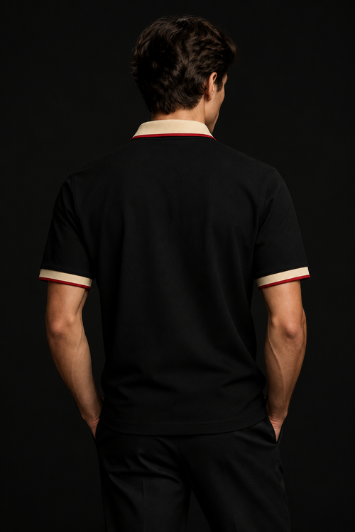Color Block Polo Shirt