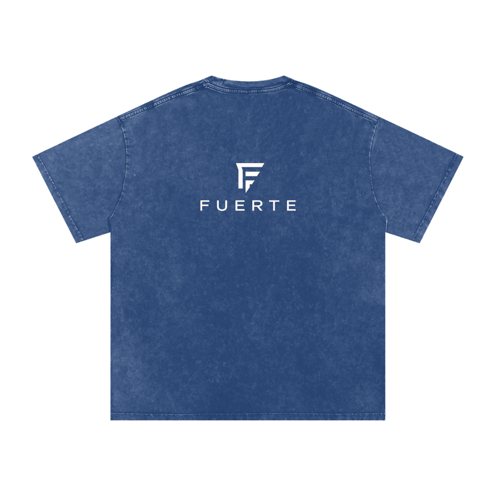 Washed OversizSnow ed Cotton T-Shirt