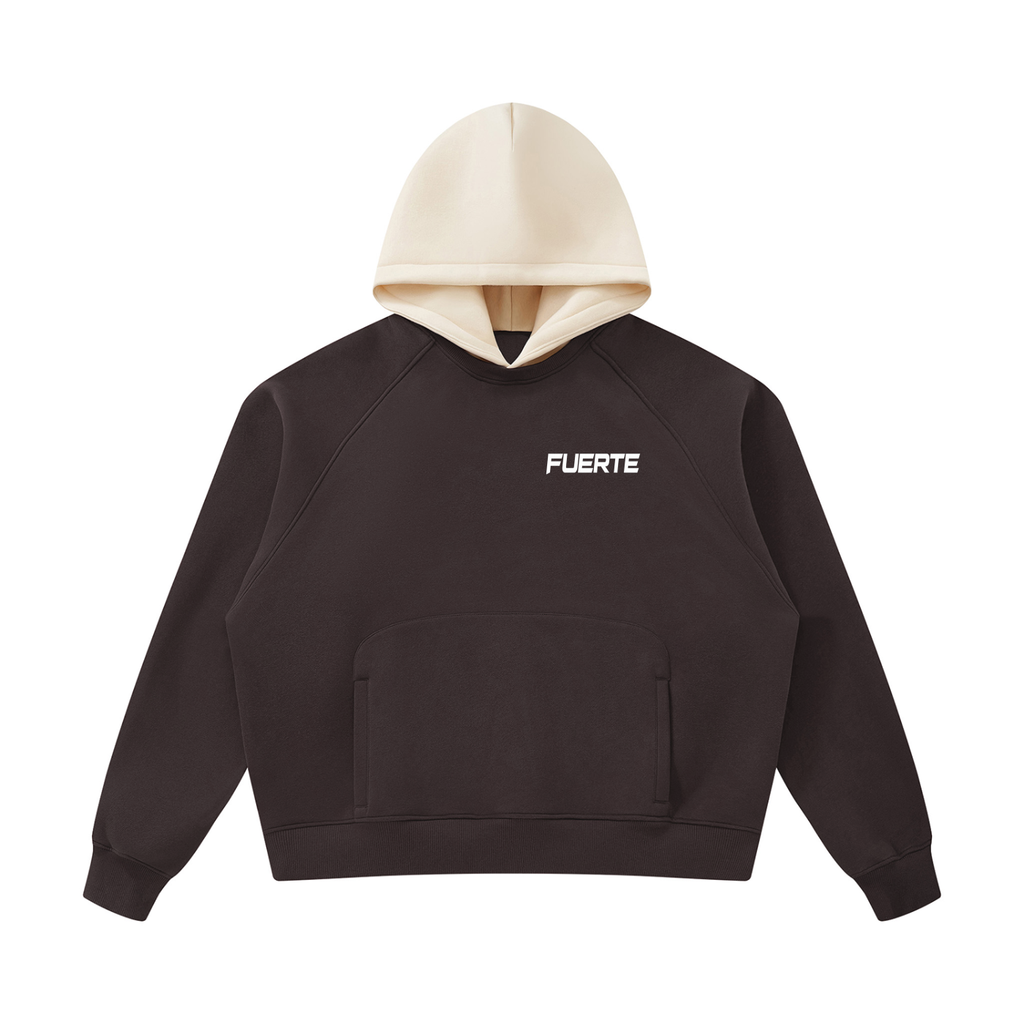 Unisex Fleece Raglan Color Block Hoodie