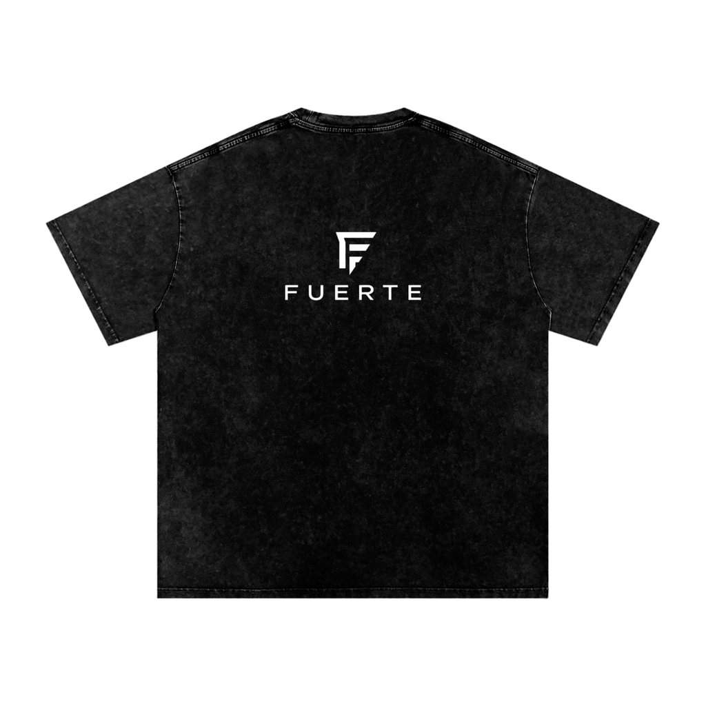 Washed OversizSnow ed Cotton T-Shirt