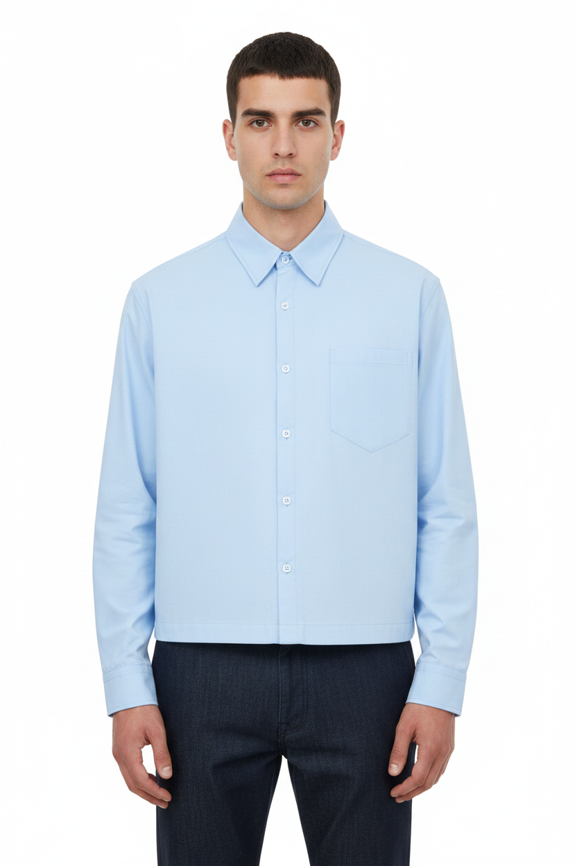 Unisex Boxy Long Sleeve Shirt