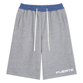Unisex Plaid Waistband Shorts