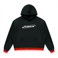Unisex Oversized Color Block Fleece Hoodie