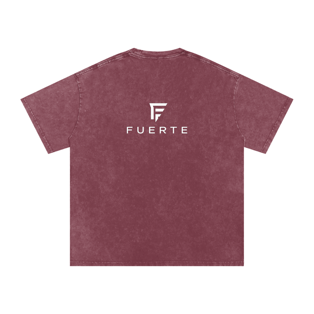 Washed OversizSnow ed Cotton T-Shirt