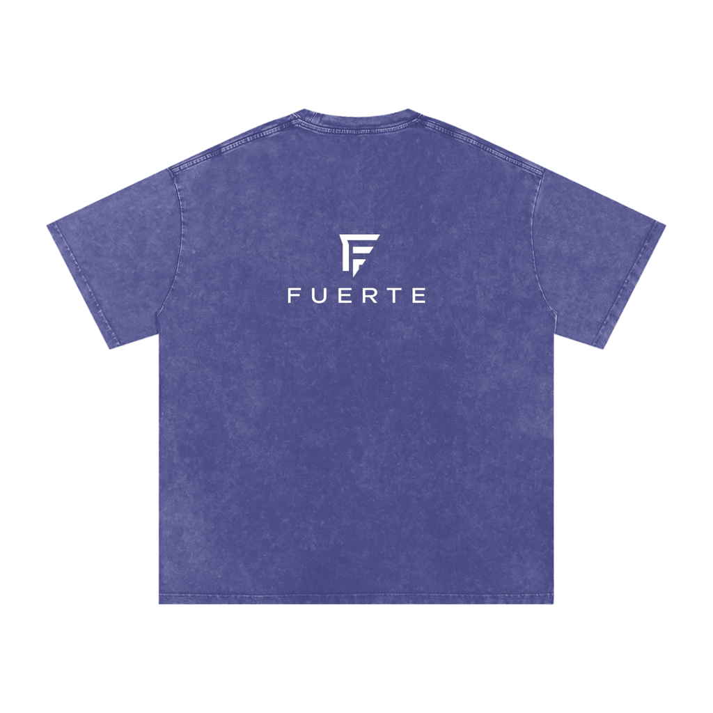 Washed OversizSnow ed Cotton T-Shirt