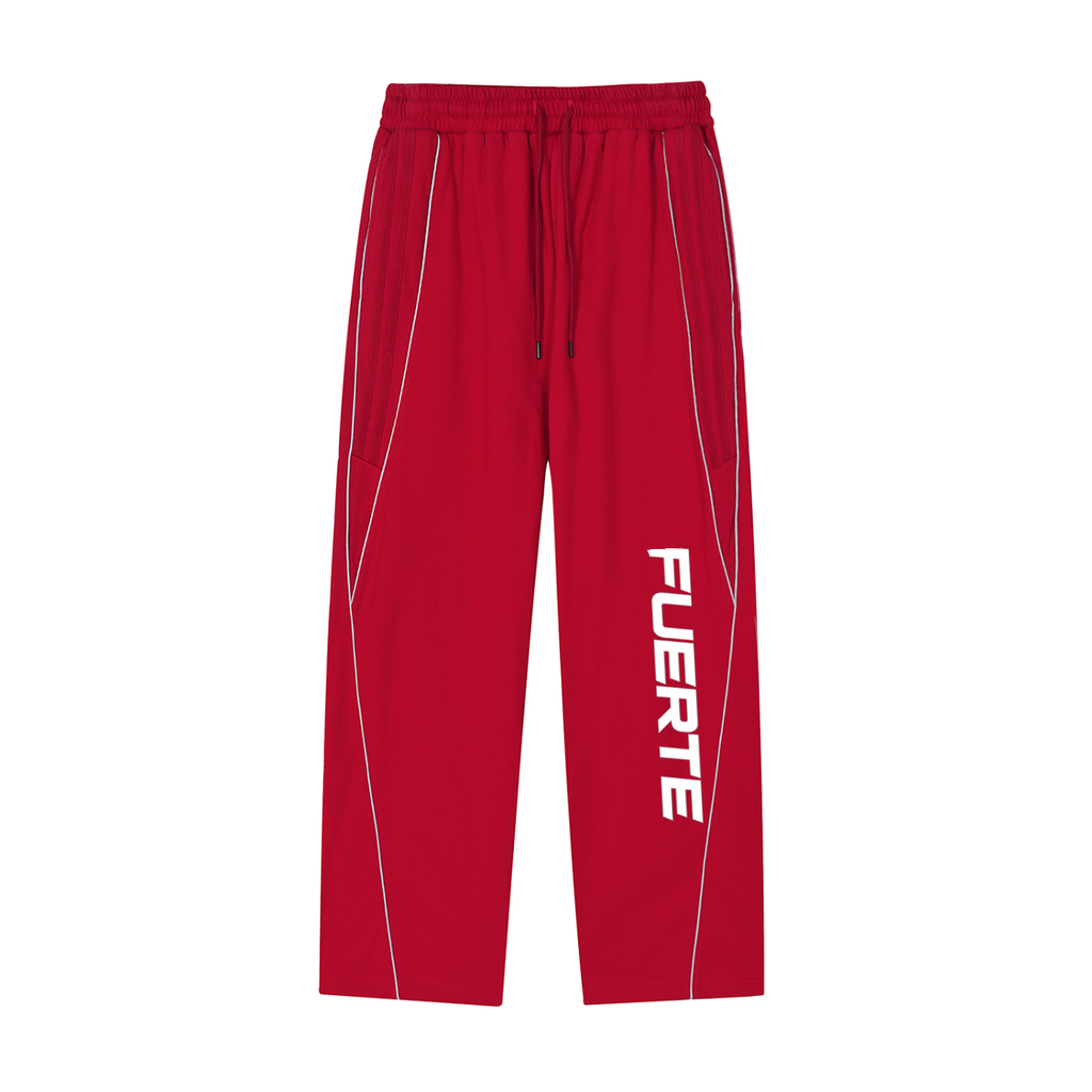Reflection Striped Straight-Leg Sweatpants