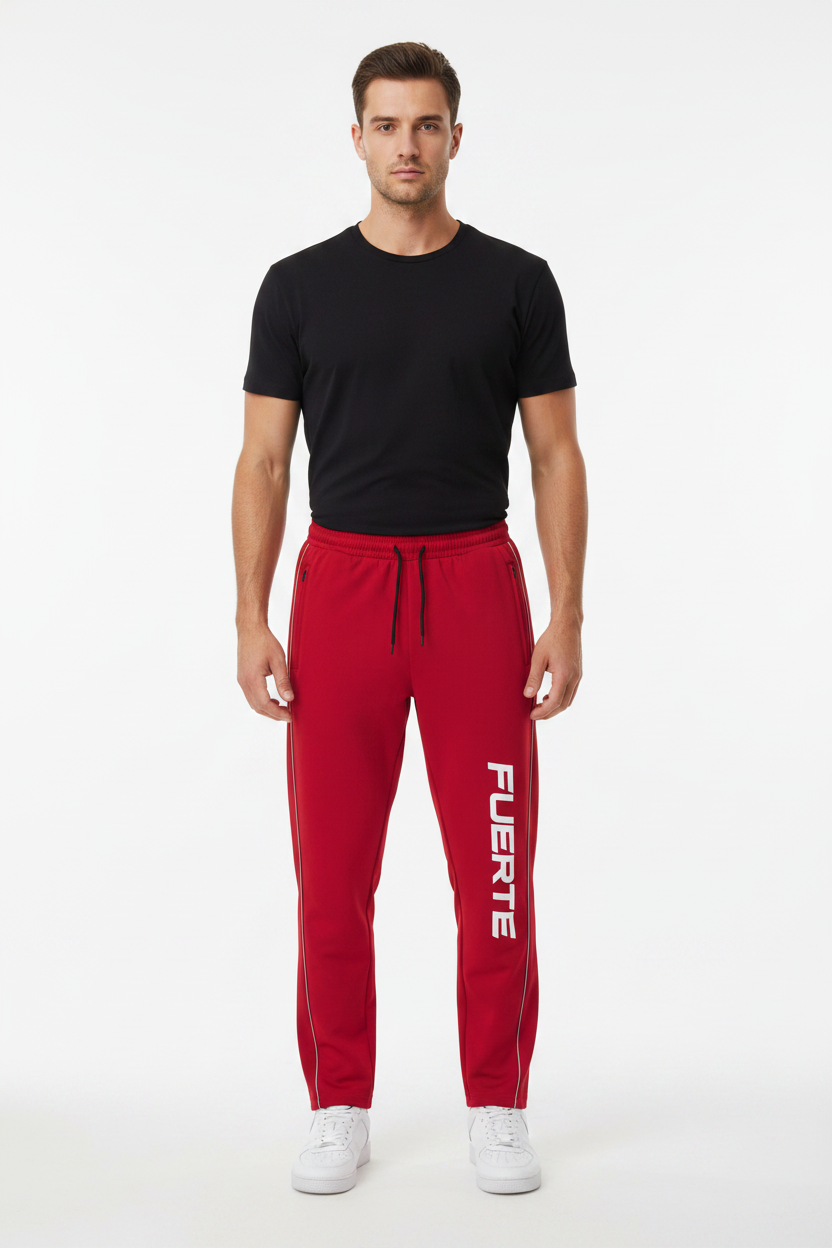 Reflection Striped Straight-Leg Sweatpants