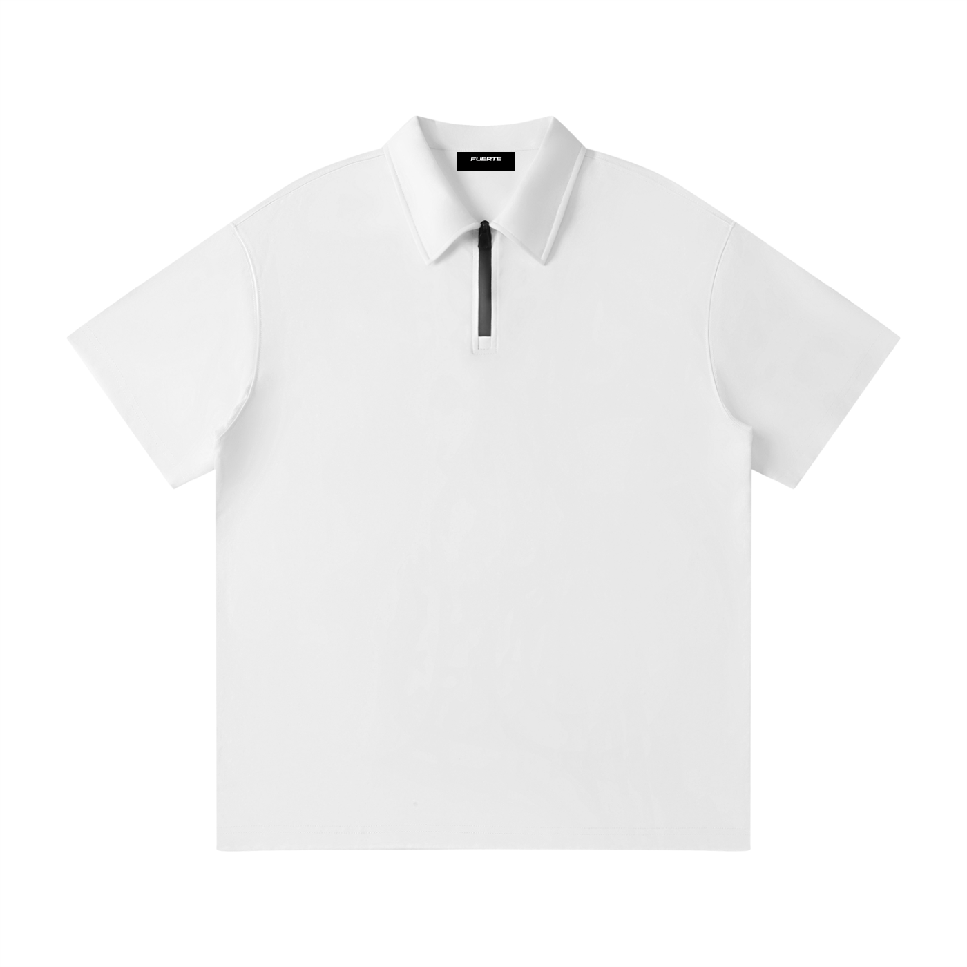 Unisex Quarter-Zip Polo Shirt