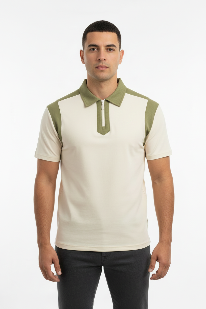FUERTE Quarter-Zip Polo