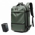 FUERTE 19 Inch Vacuum Compression Travel Backpack in Army Green with Pump