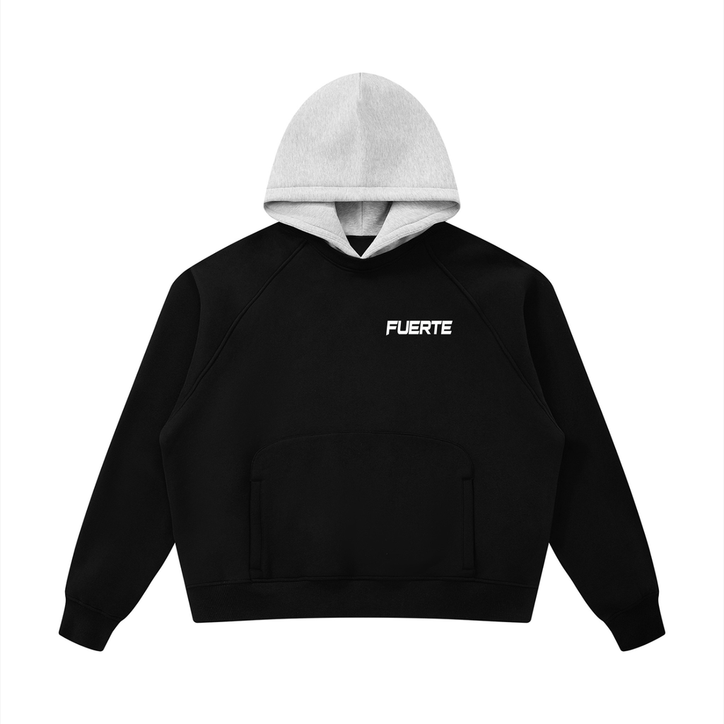 Unisex Fleece Raglan Color Block Hoodie