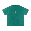 Washed OversizSnow ed Cotton T-Shirt