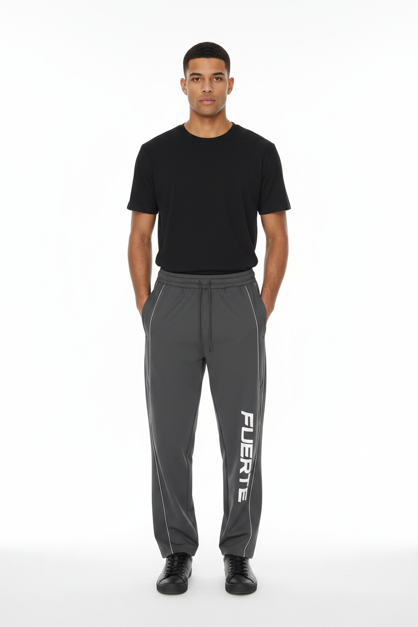 Reflection Striped Straight-Leg Sweatpants