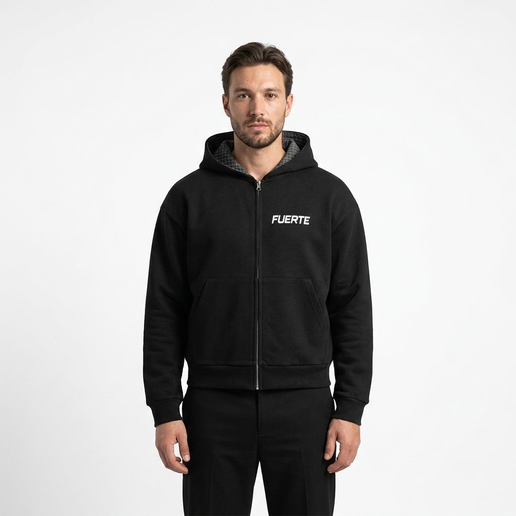 Zip-up hoodie — Urban Lifestyle Context | Generated by Modelize