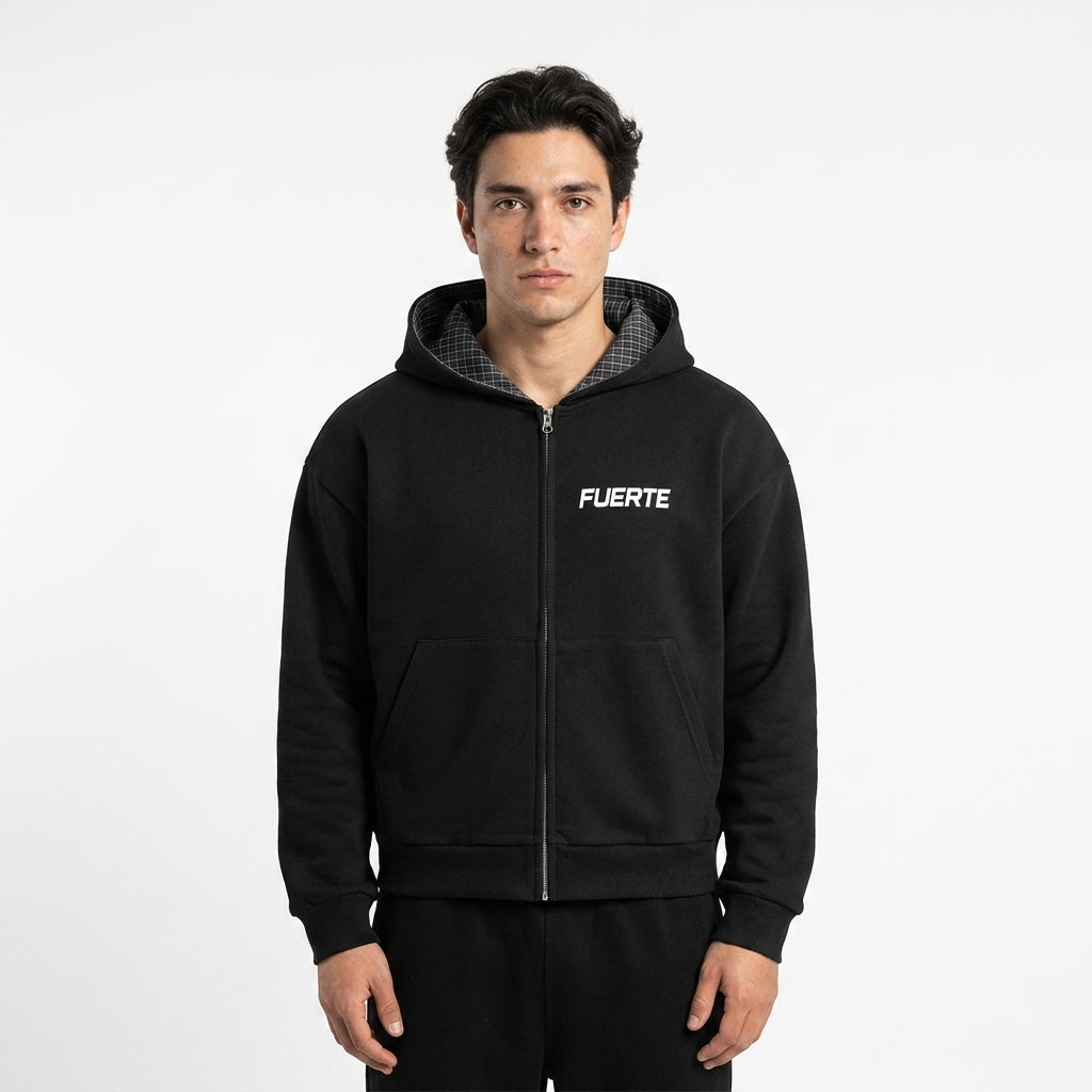Zip-up hoodie — Urban Lifestyle Context | Generated by Modelize