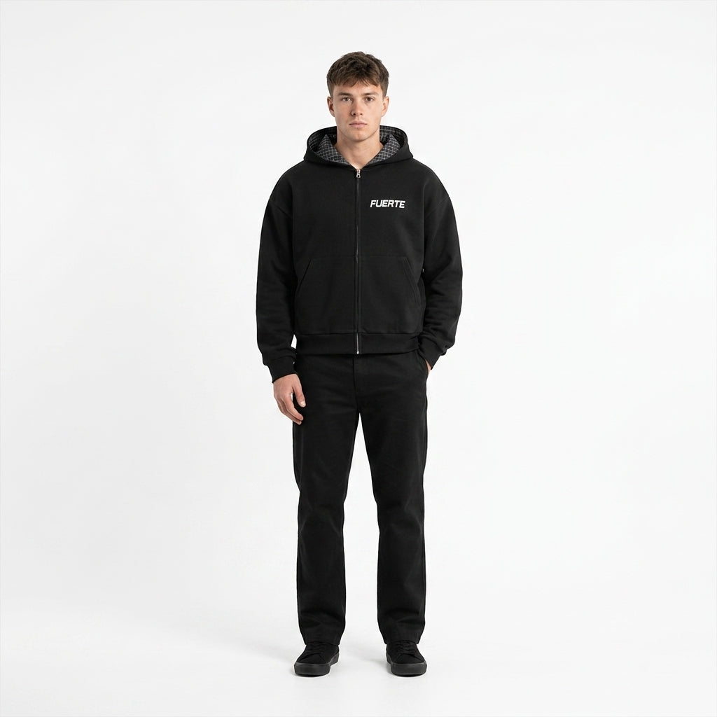 Zip-up Hoodie — Urban Lifestyle Context | Generated by Modelize