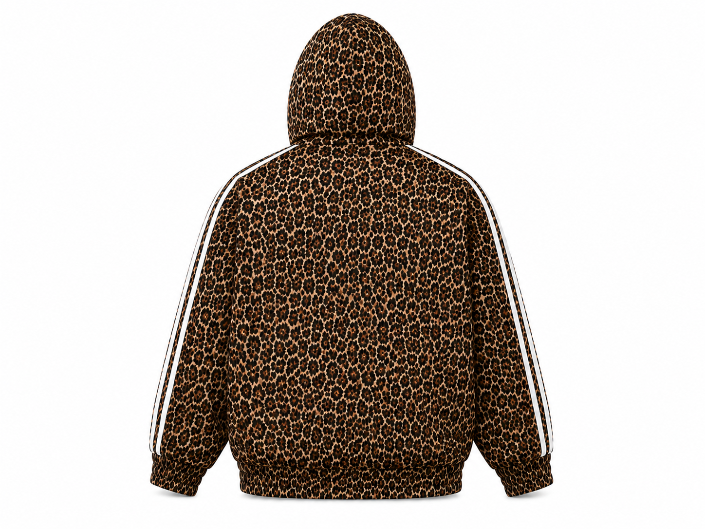 FUERTE Leopard Full-Zip Hoodie
