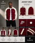 Contrast Raglan Sleeve Baseball Jacket