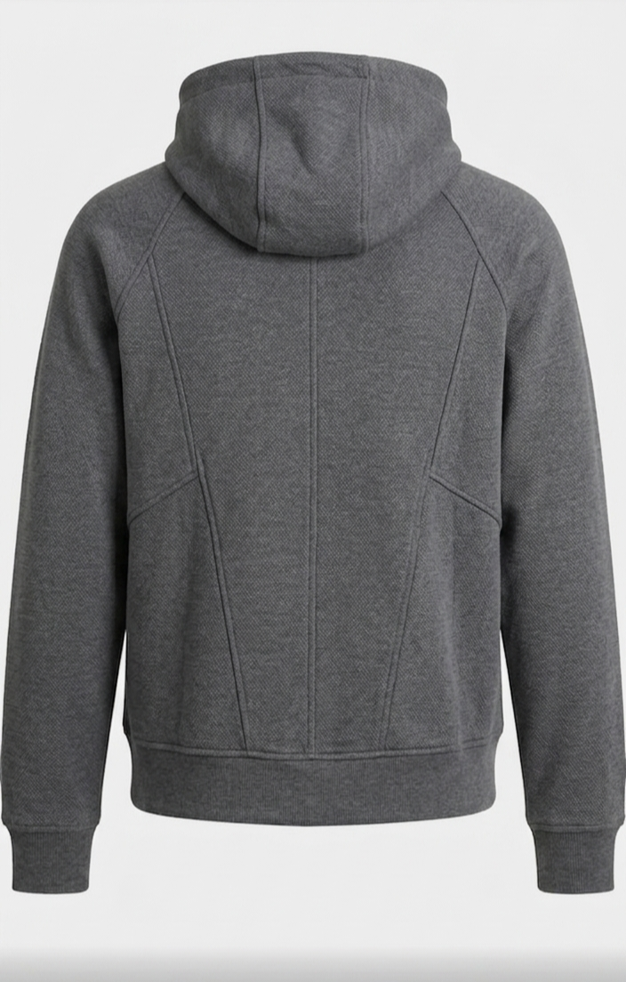 FUERTE Deconstructed Zip Hoodie – Relaxed Streetwear