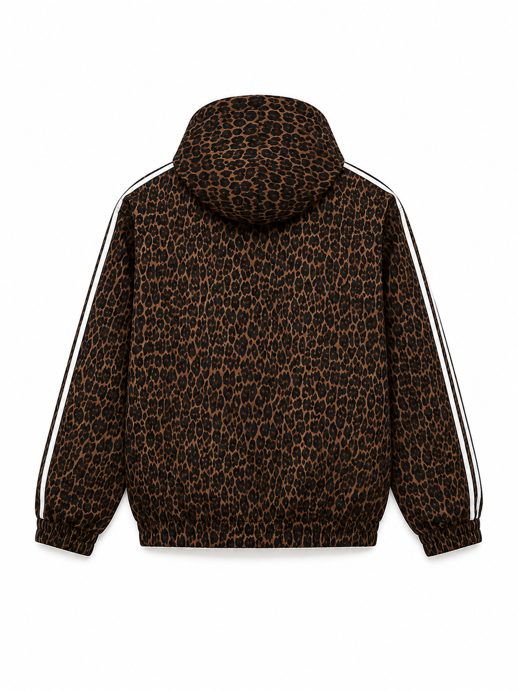 FUERTE Leopard Full-Zip Hoodie