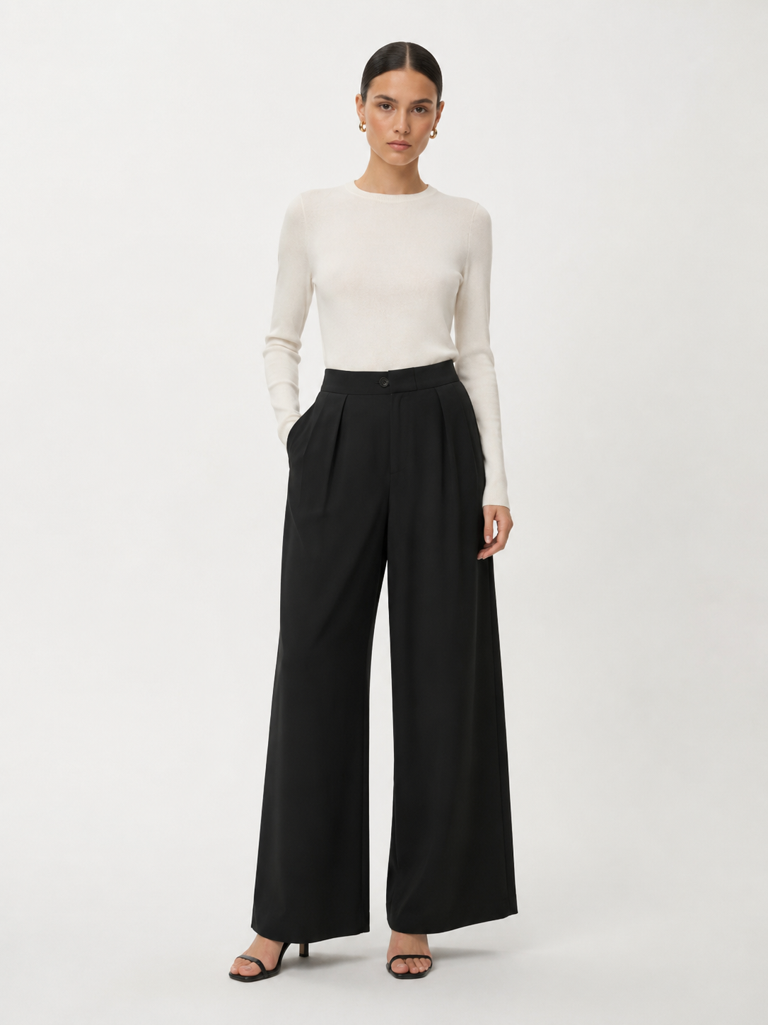 FUERTE Relaxed Lapel Two-Piece Set