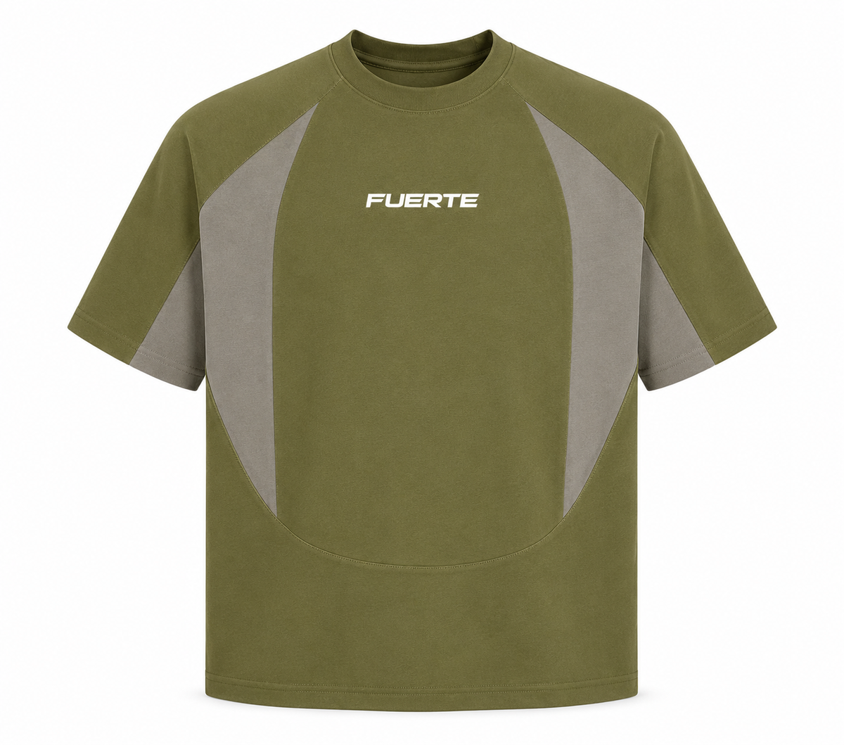 Unisex Color Block Paneling T-Shirt