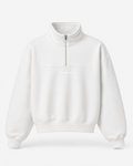 Women’s Loose Fleece Quarter-Zip Sweatshirt