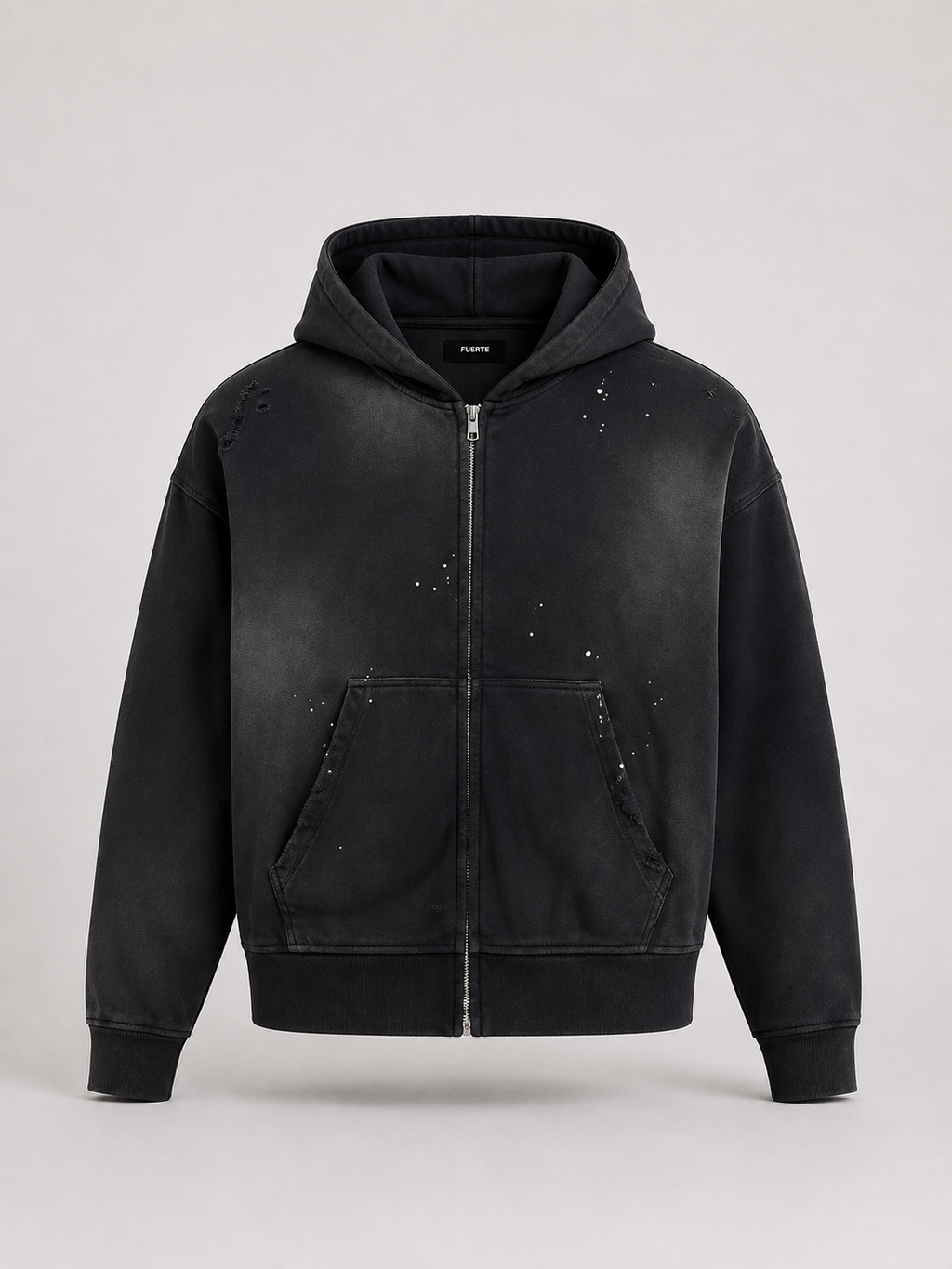 FUERTE Sun-Fade Fleece Zip Hoodie