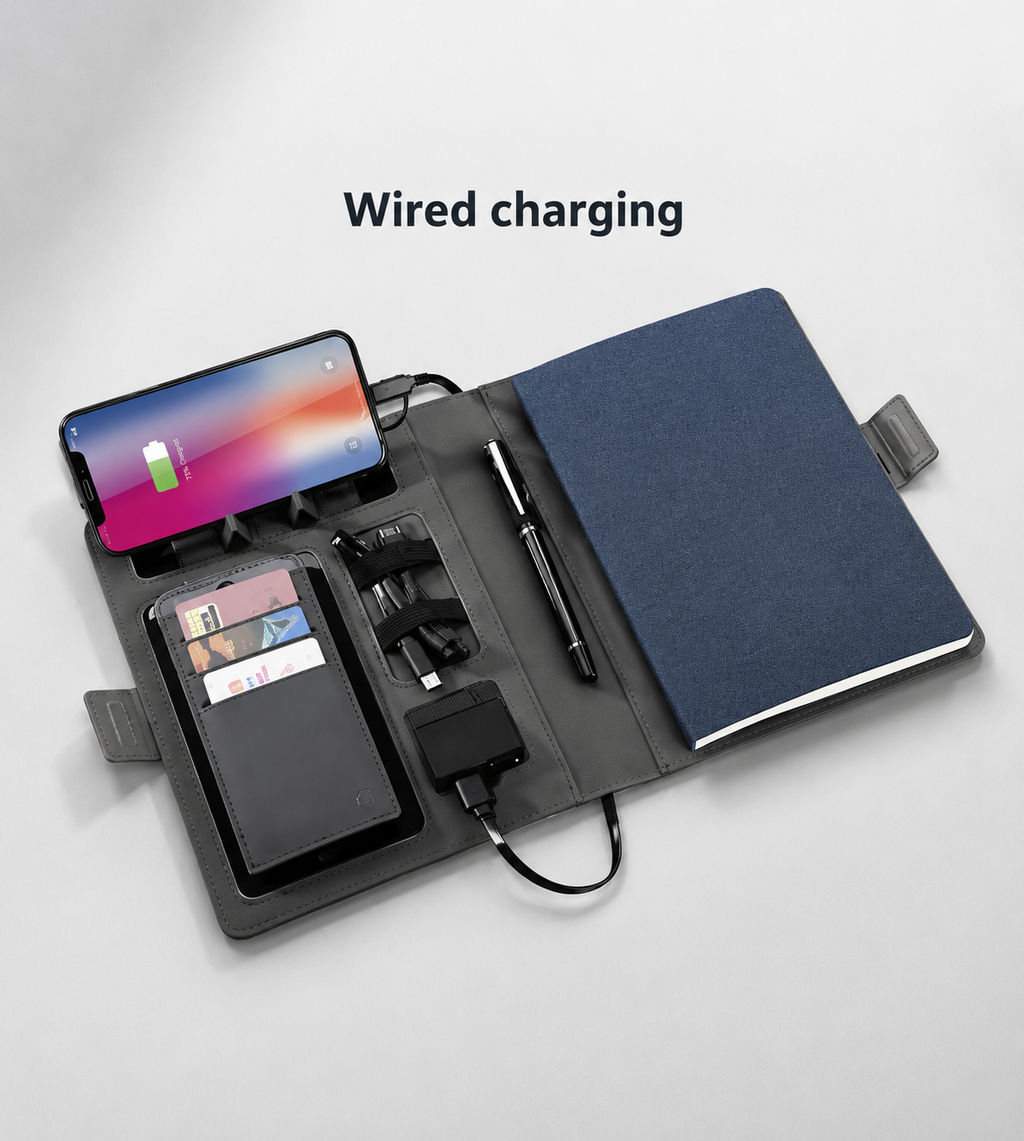FUERTE Wireless Charging Business Notebook – A5
