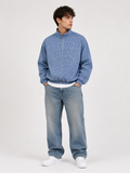 FUERTE Plaid Quarter-Zip Sweatshirt