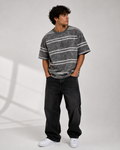 FUERTE Snow-Wash Stripe Tee