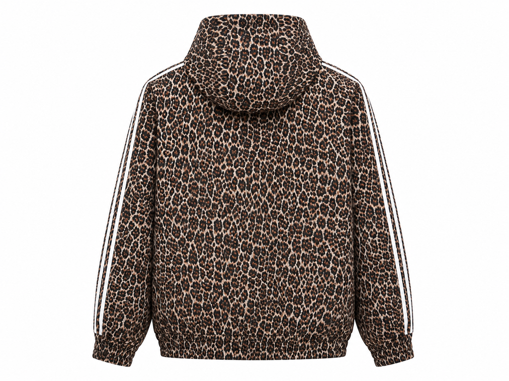FUERTE Leopard Full-Zip Hoodie
